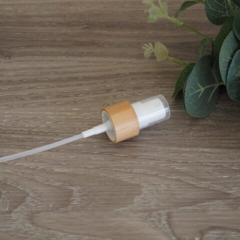 18mm bamboo and white white spray top