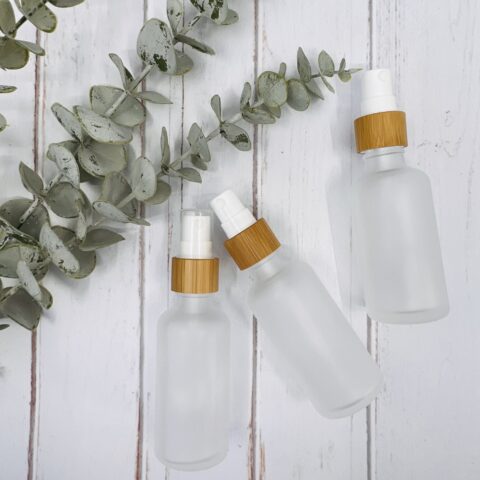 50ml Frosted and Bamboo Spray Bottle
