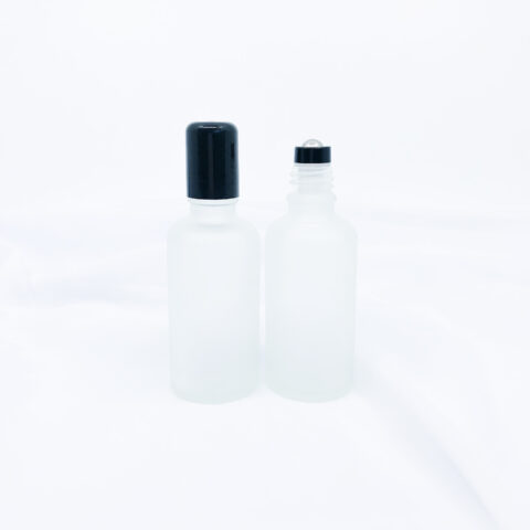 50ml Frosted Roller - Black