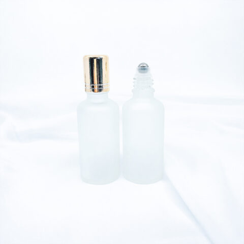 50ml Frosted Roller - Gold