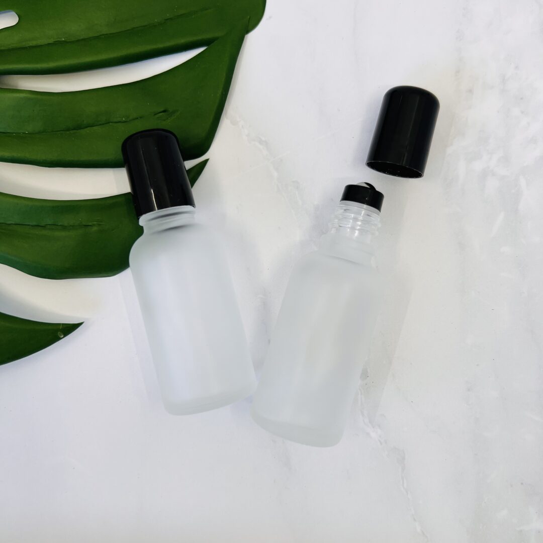 30ml Frosted Clear Roller Bottle