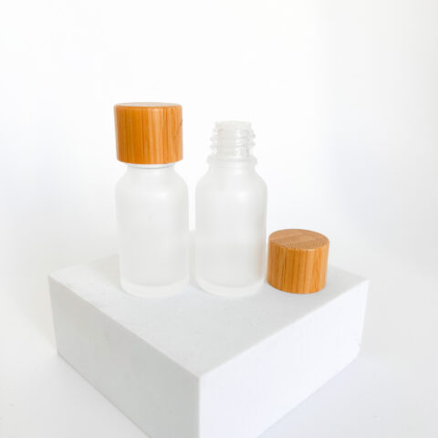 15ml Frosted Glass Bamboo Dripolator Bottle